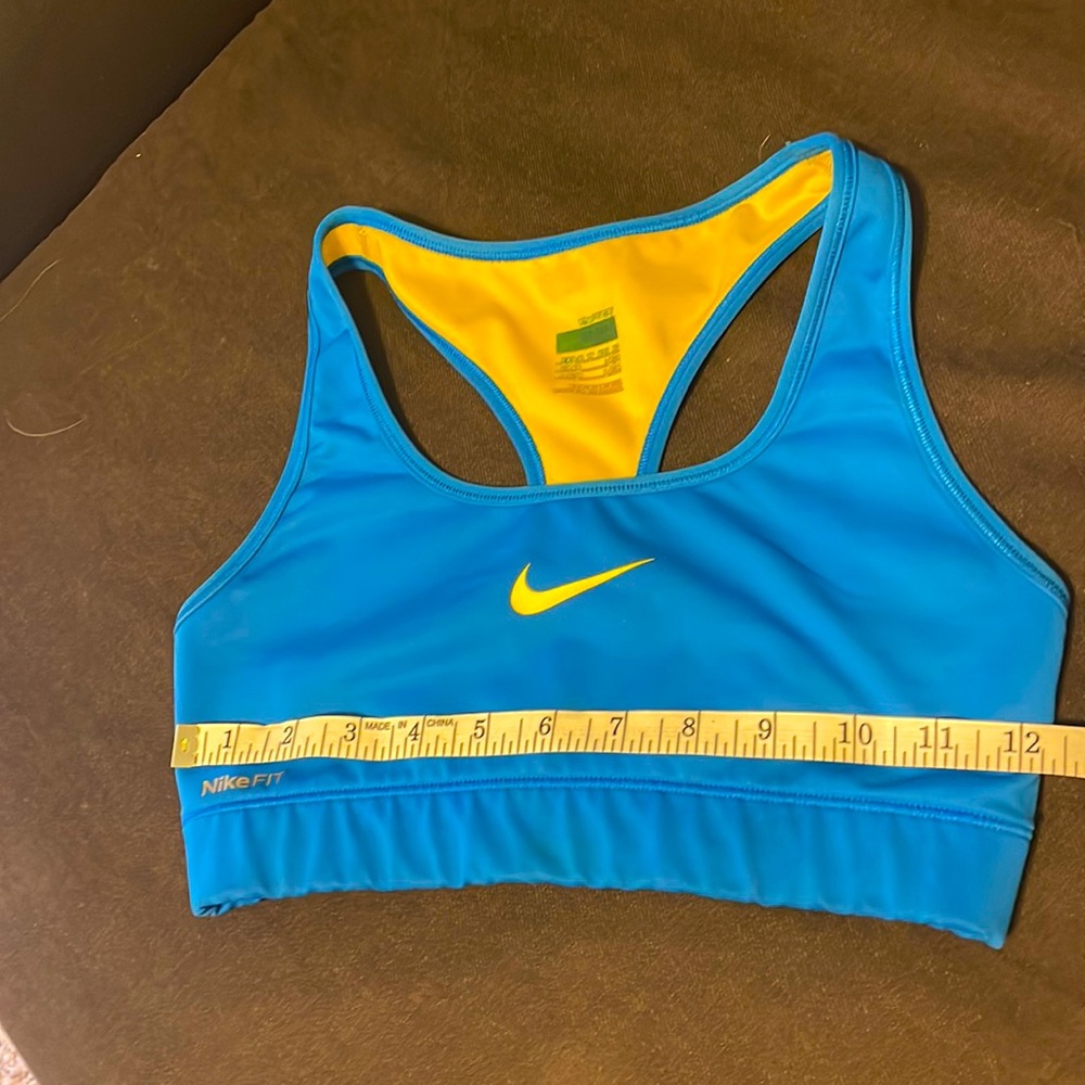 Nike Livestrong Sports Bra XS Blue/yellow